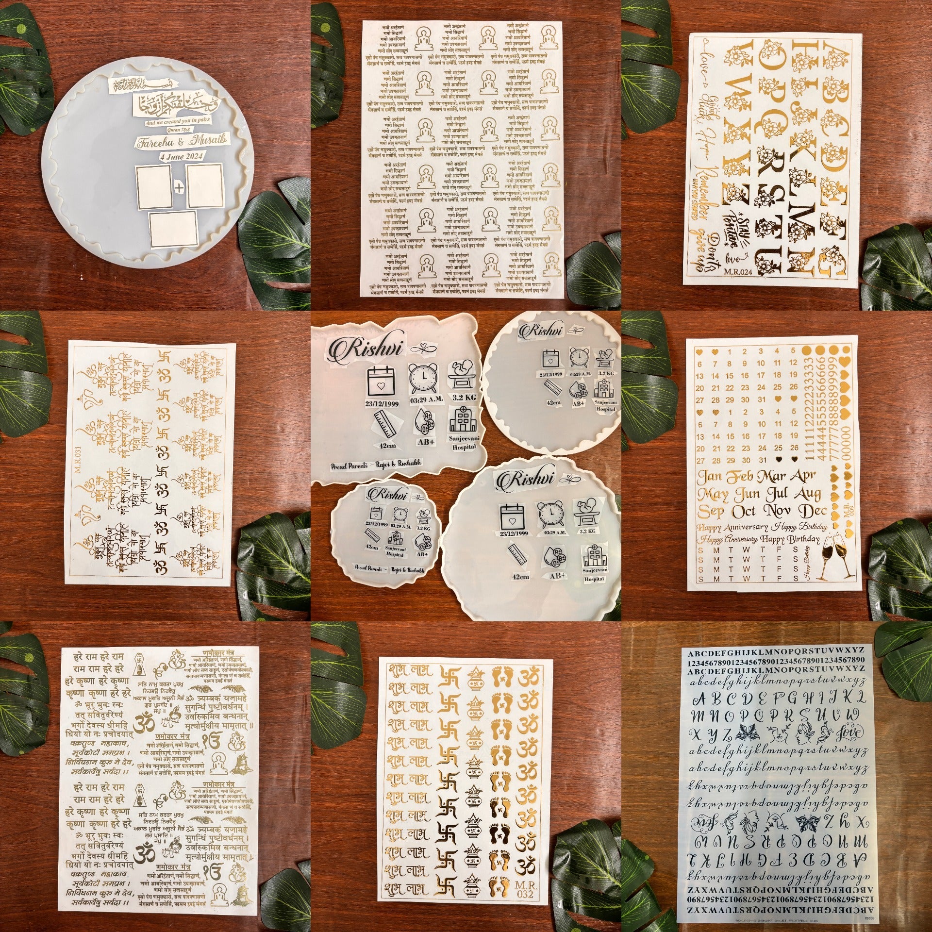 Sticker & Customisation – Our Kraft Store