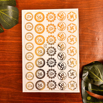 Rakhi embossed sticker