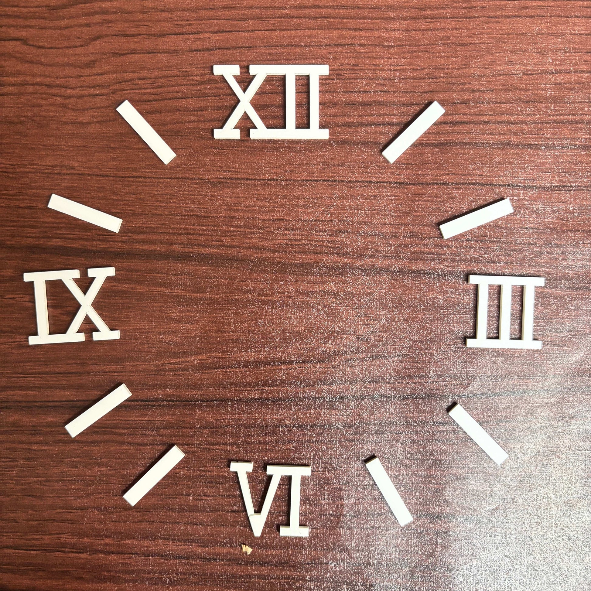 1 Inch Roman With Stick Numbers