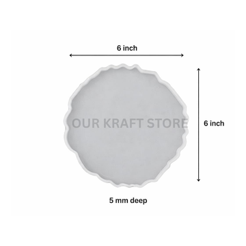 6 Inch Agate Round Mould