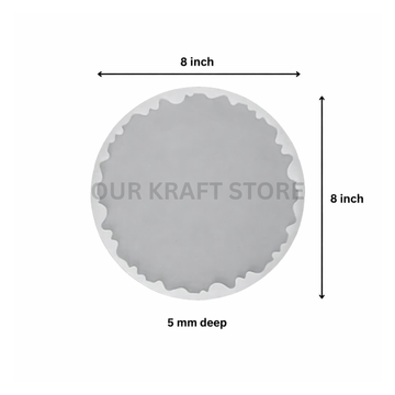 8 Inch Agate Round Mould