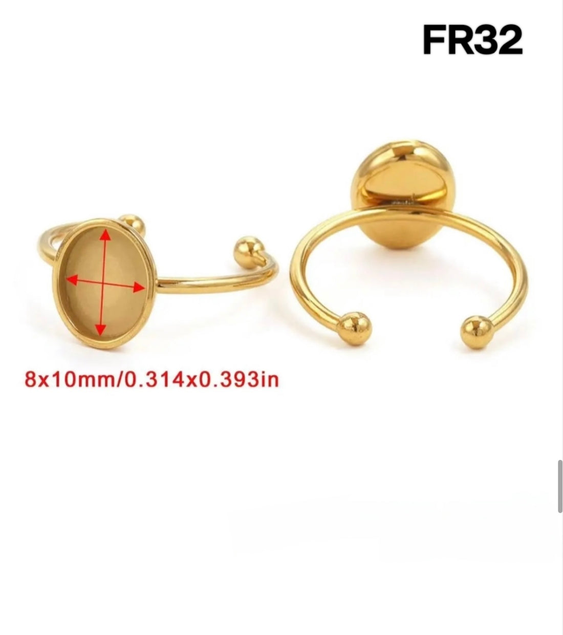 Anti turnish Ring Bazel In Silver