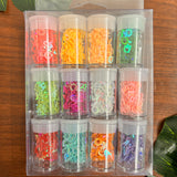 Alphabet glitters set