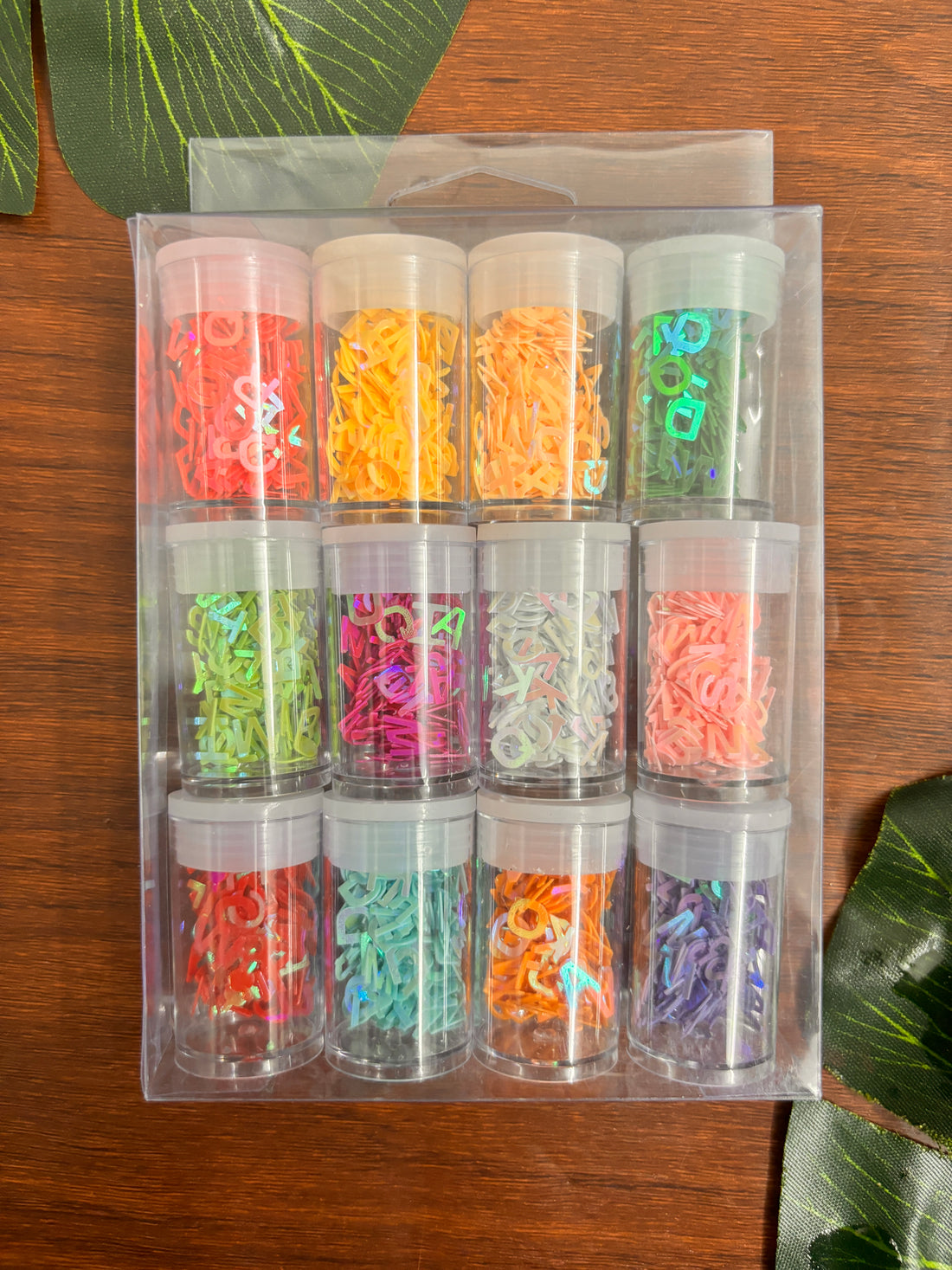 Alphabet glitters set