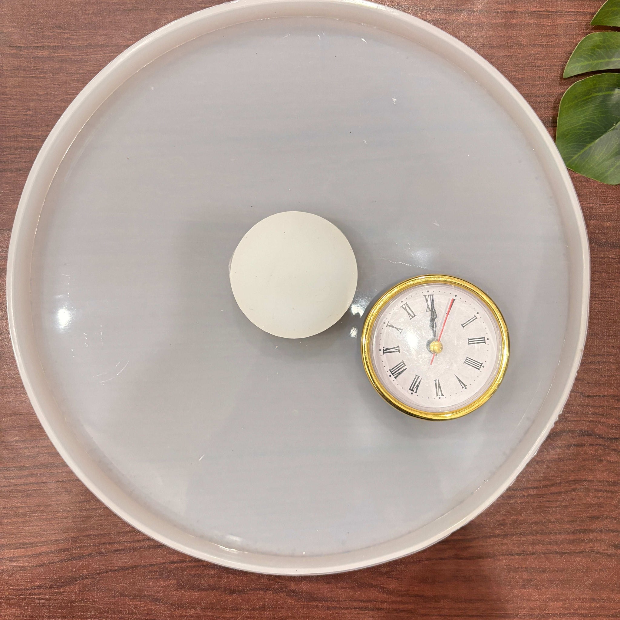 10 inch Clock Deep with Machine & Space