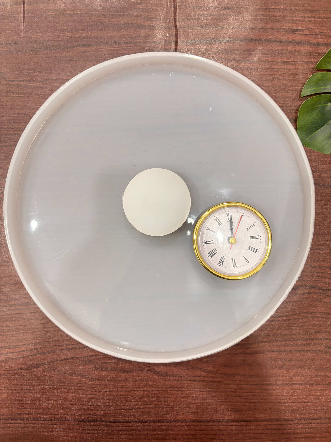 10 inch Clock Deep with Machine & Space