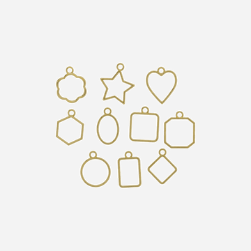 Gold MIni Pendent Bezels