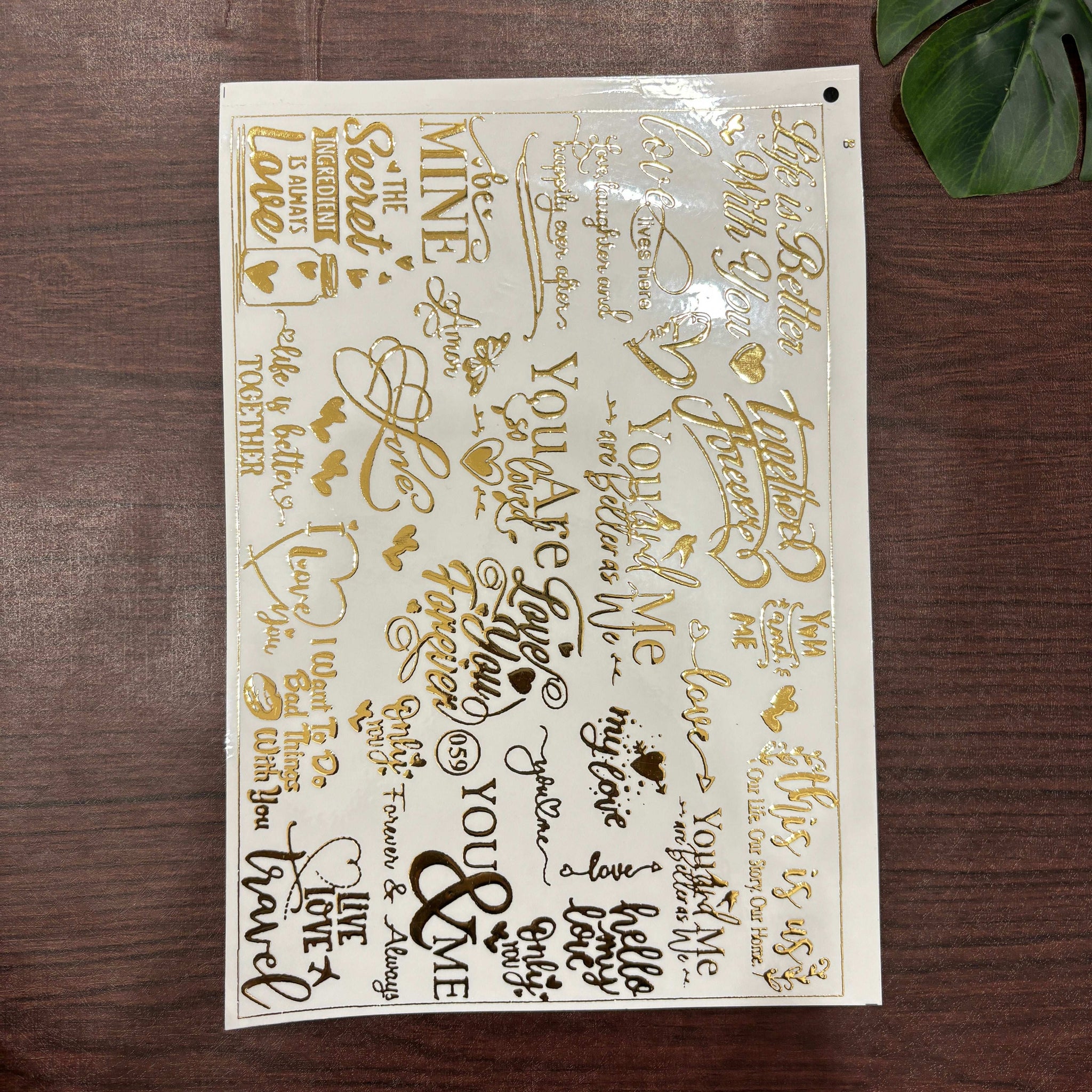 Thought Emboss Sheet