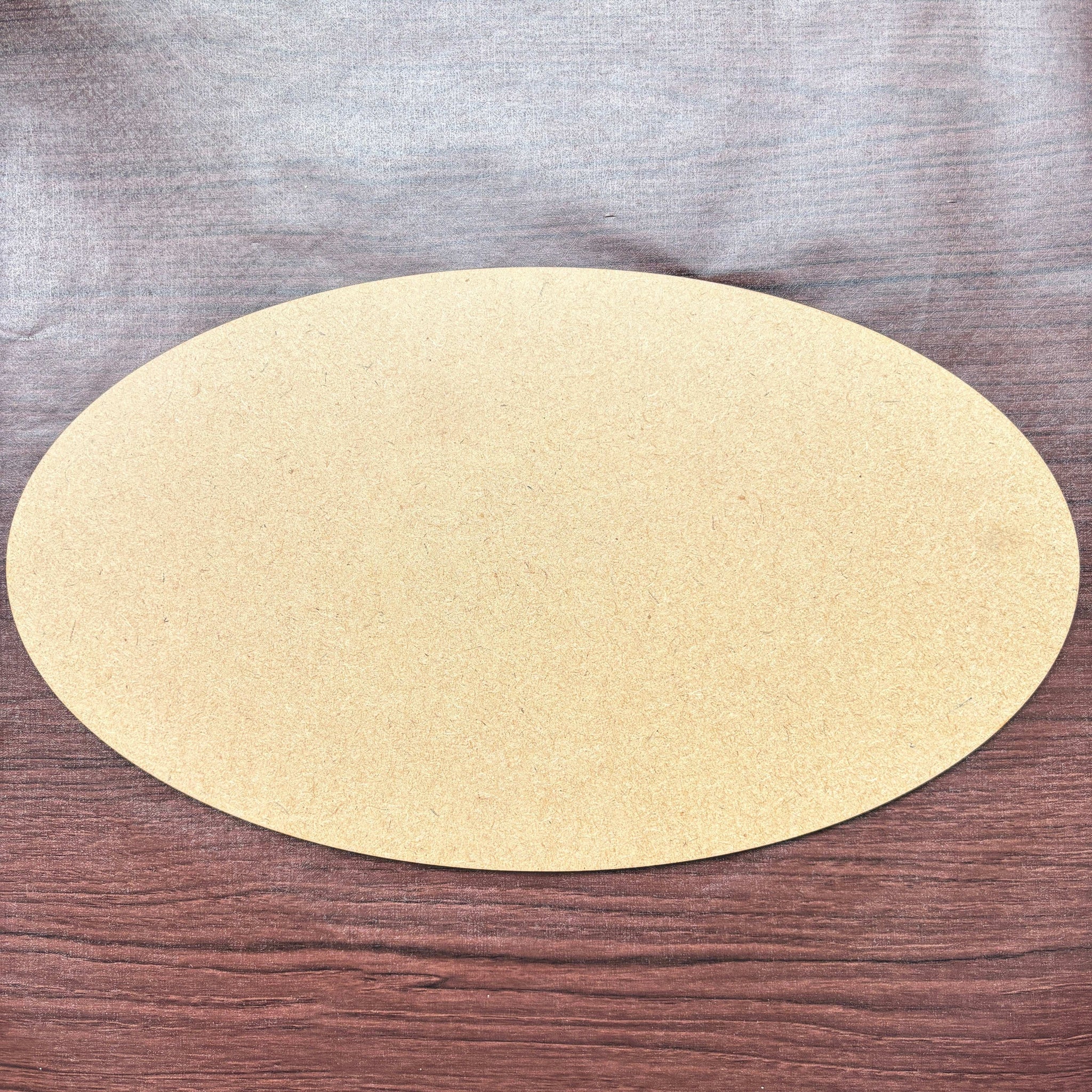 Oval Mdf Nameplate Base