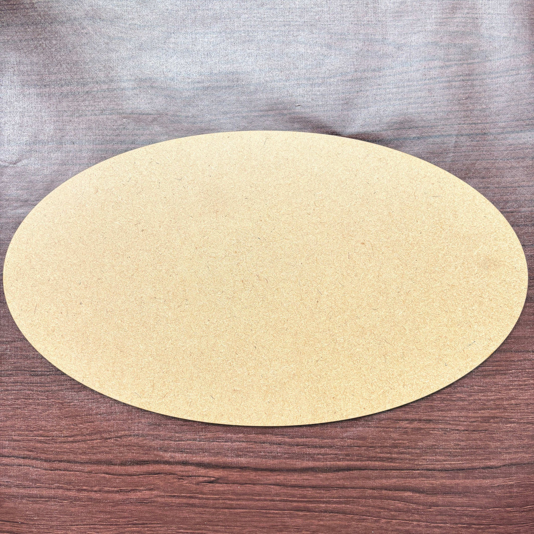 Oval Mdf Nameplate Base