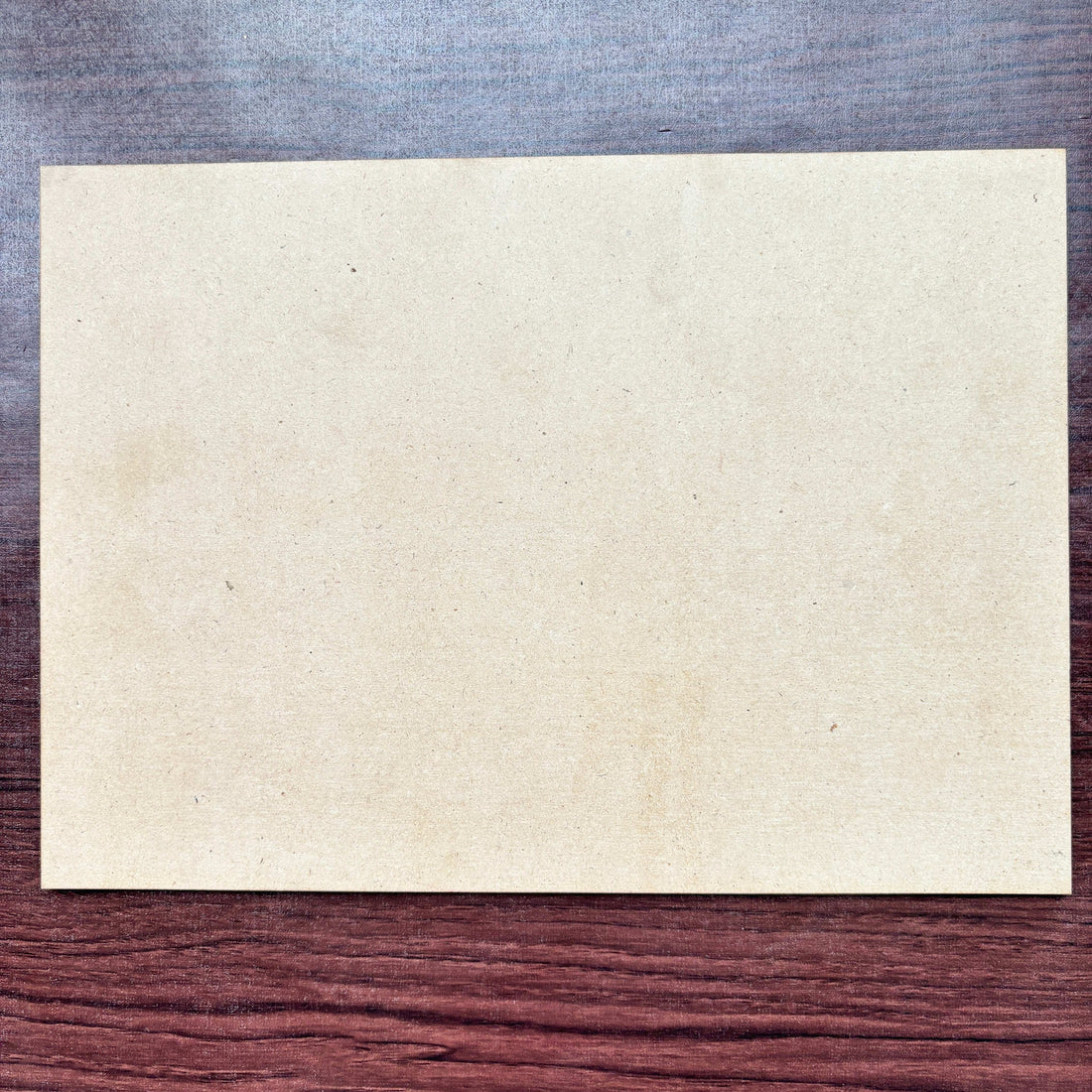 Plain Rectangle Mdf Nameplate Base