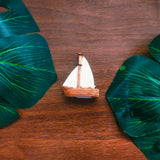 Wooden Sail Boat Miniature