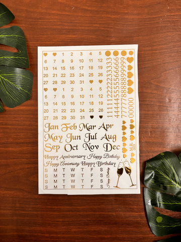 Calender Emboss Sheet