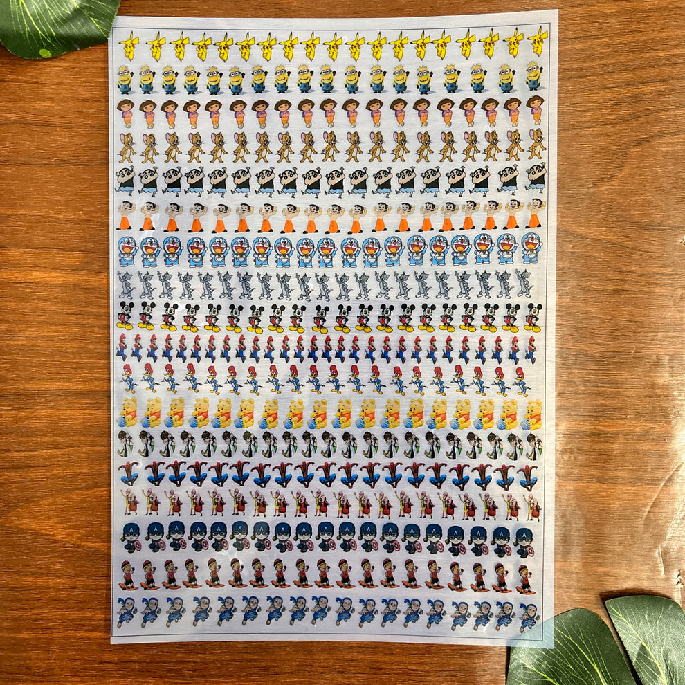 Rakhi Cartoon Insert Sheet – Our Kraft Store