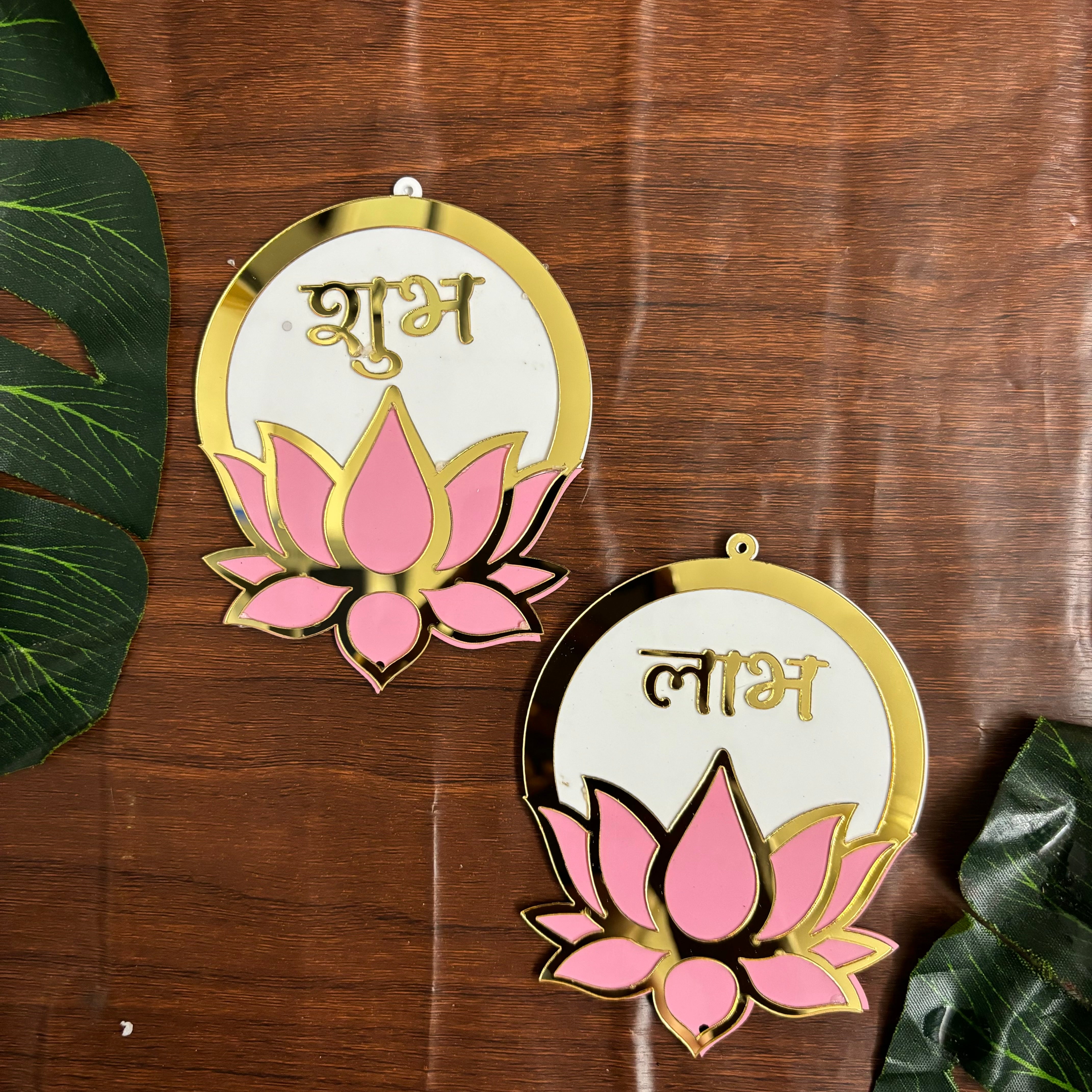 Shubh Labh Acrylic (Pair)