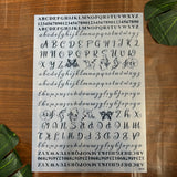 Alphabet Insert Sheet