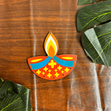 Mdf Printed Diya Cutout