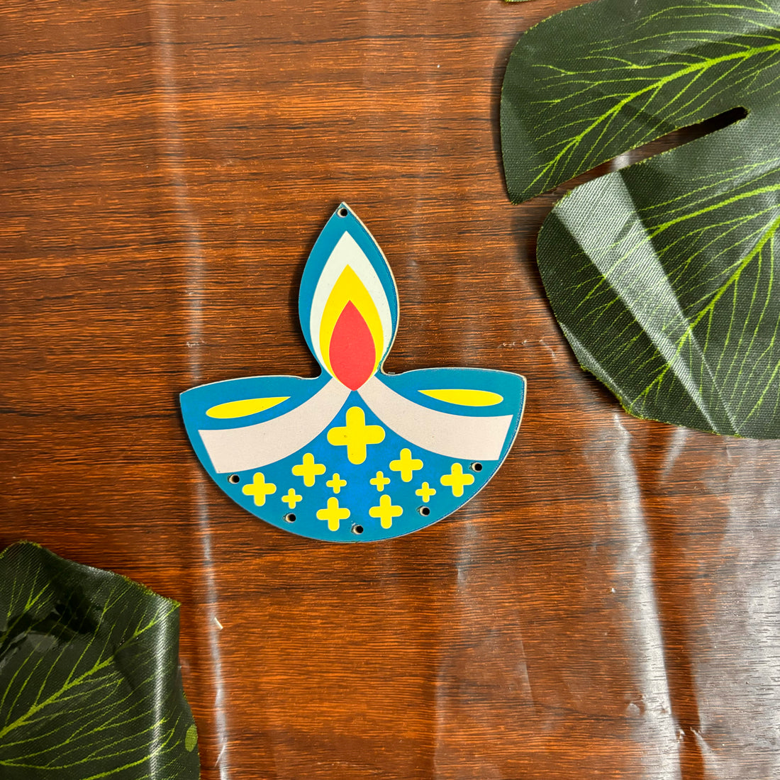 Mdf Printed Diya Cutout