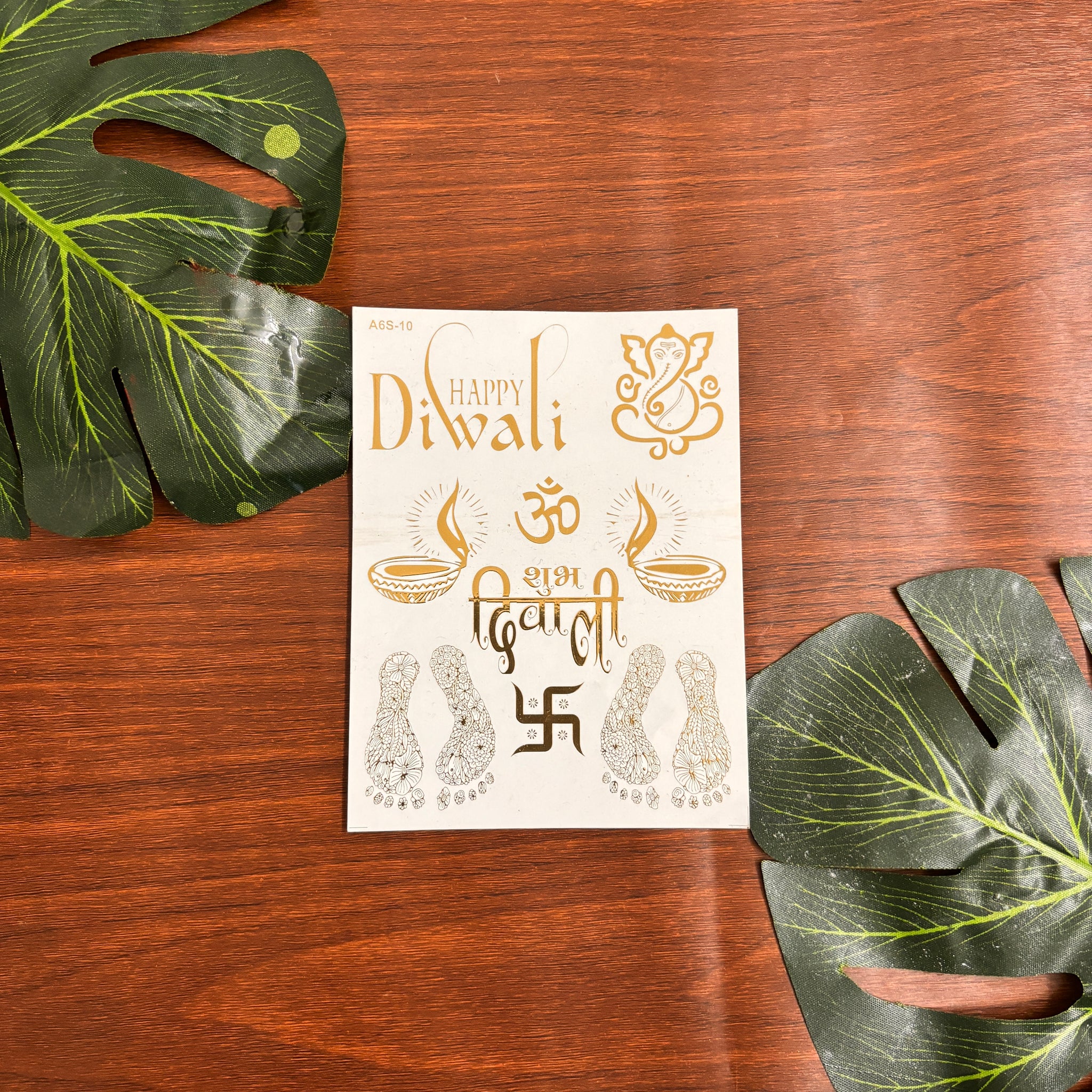 Diwali Embossed Stickers