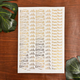 Diwali Embossed Stickers