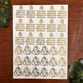 Ganeshji & Mantra Metal Stickers