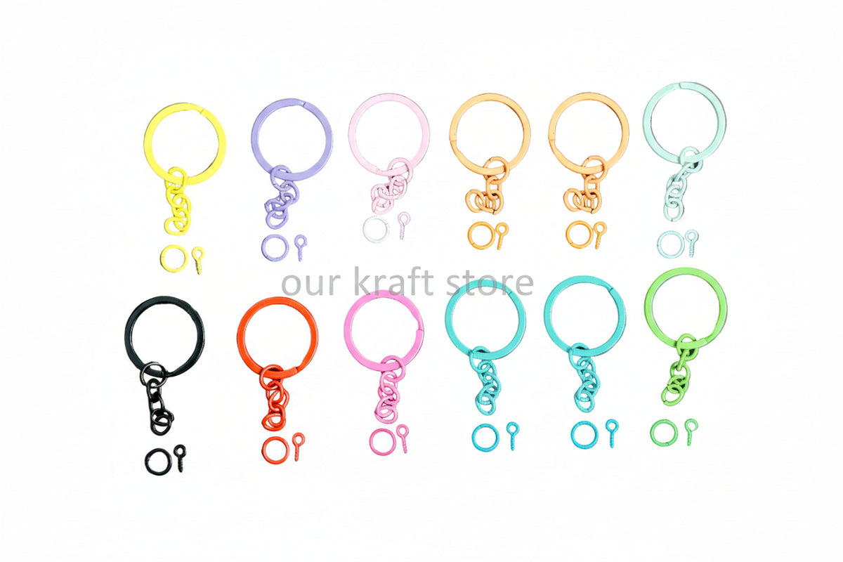 Multi Use Key Rings Multi Keychain rings – Our Kraft Store