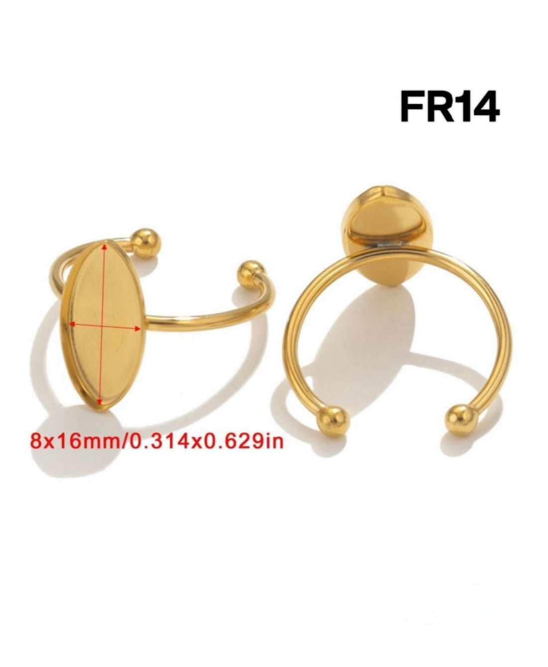 Anti turnish Ring bazel