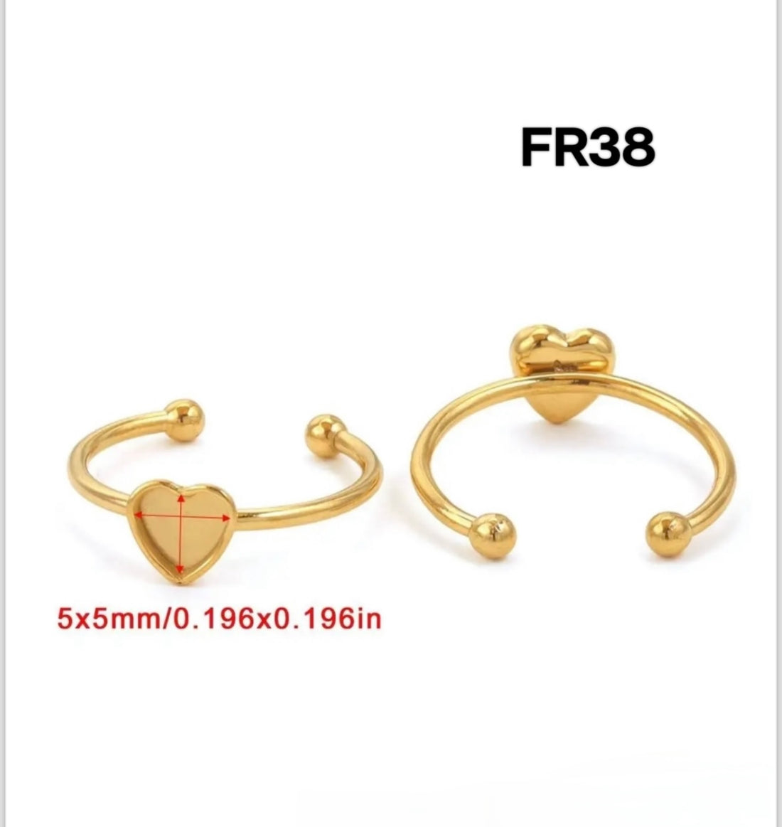 Anti turnish Ring Bazel