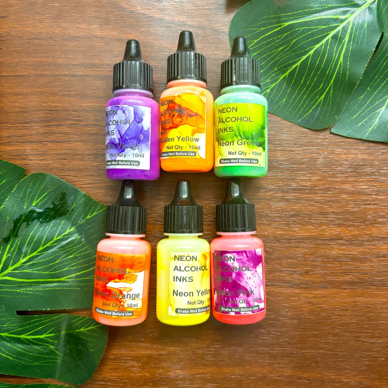 Neon Alcoholic Ink Set At Our Kraft Store