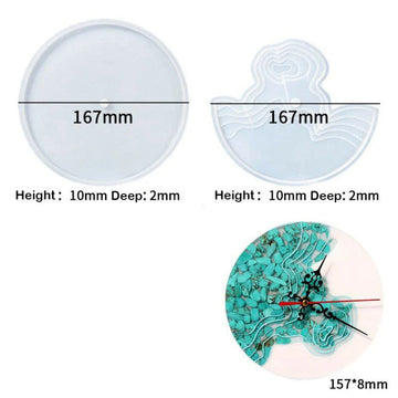 Ocean Clock Set Of 2 Mould