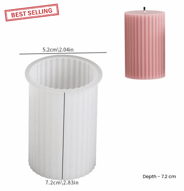 Striped Candle Mold
