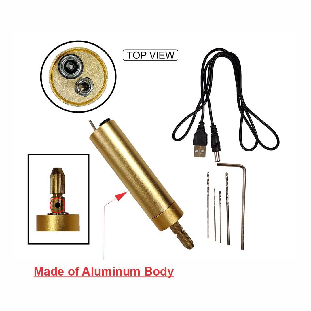 Electric Drilling Machine With 4 Bits & Allen Key