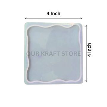 4 inch square coaster mould