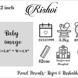 CUSTOM INSERT SHEET - BABY BIRTH