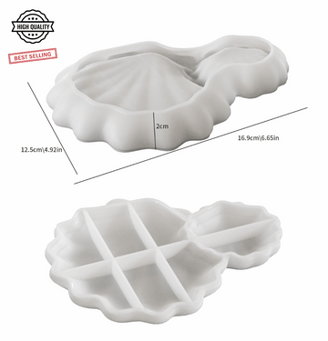 Dual Arabian Sea Shell Tray Mould