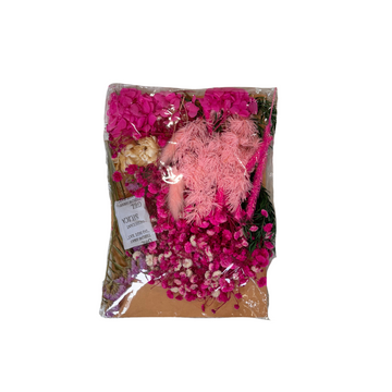 Dry Flowers Pack (Dark Pink)