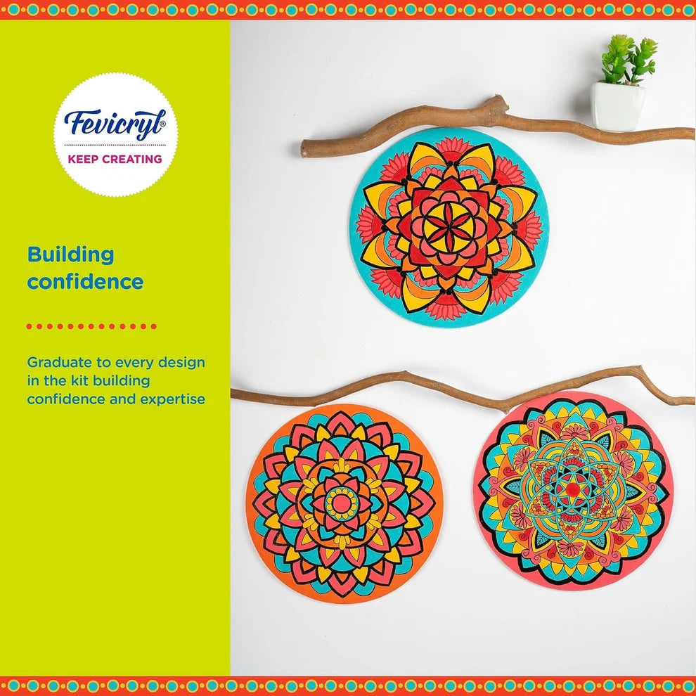 Our Kraft Store X Fevicryl Mandala Art Kit
