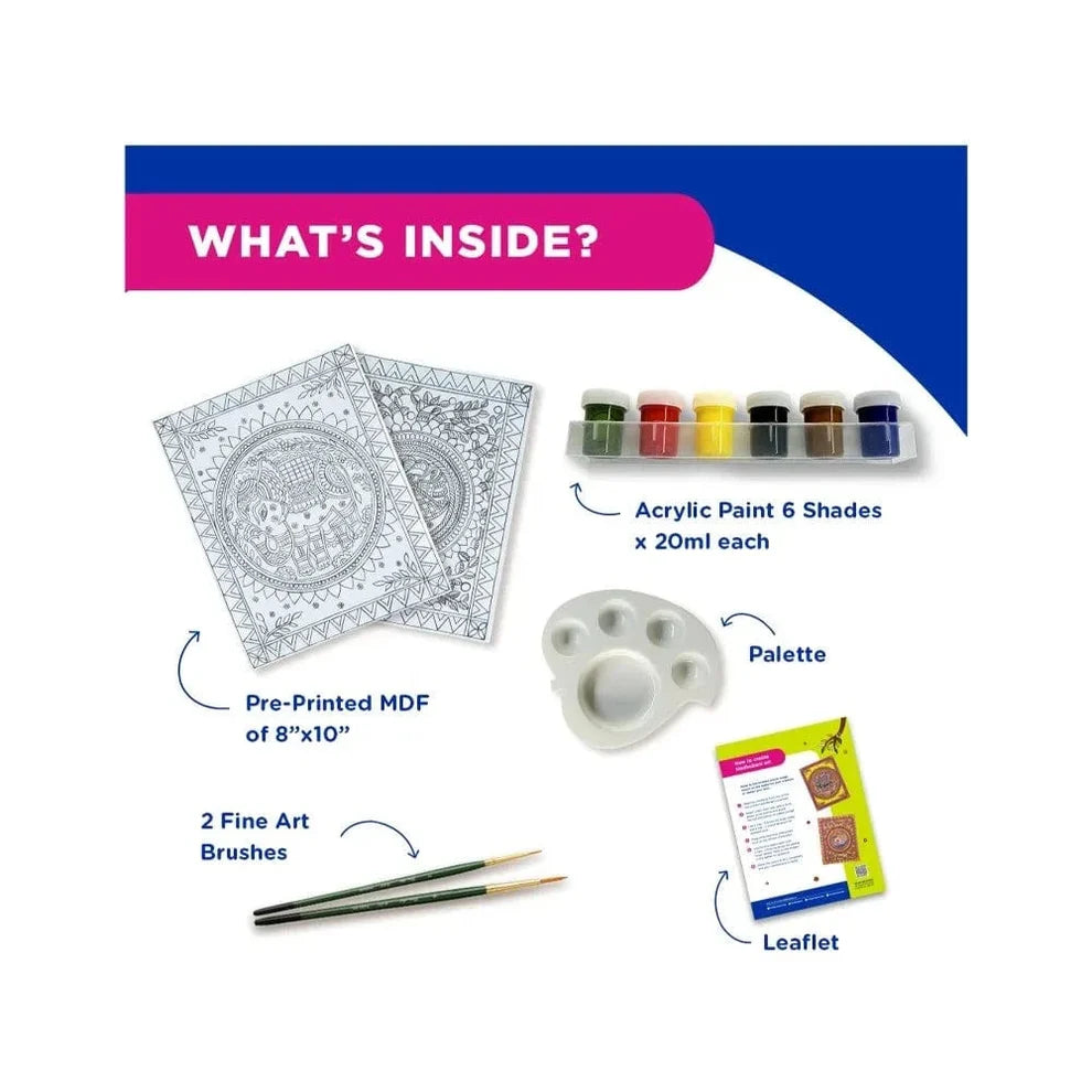 Our Kraft Store X Fevicryl Madhubani Art Kit