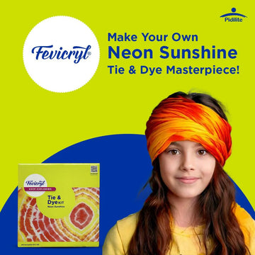 Our Kraft Store X Fevicryl Tie & Dye Kit - Neon Sunshine