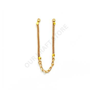 Gold Rakhi Bracelet Chain