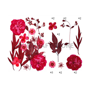 Dry Press on Flower Sheet